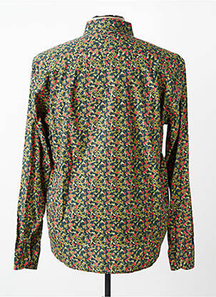 Chemise manches longues coupe droite vert SERGE BLANCO homme