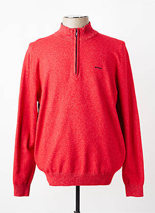 Pull manches longues manches longues rouge NEW ZEALAND AUCKLAND homme