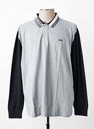 Polo manches longues manches longues gris EDEN PARK homme