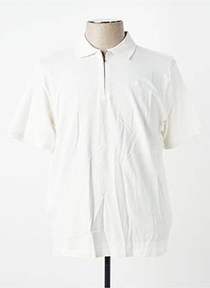Polo coupe droite manches courtes blanc SERGE BLANCO homme