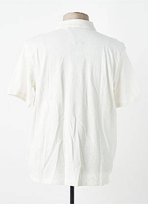 Polo coupe droite manches courtes blanc SERGE BLANCO homme