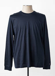 T-shirt coupe droite manches longues bleu TOMMY HILFIGER homme