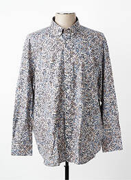 Chemise manches longues imprimé fantaisie bleu EDEN PARK homme