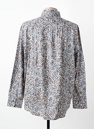 Chemise manches longues imprimé fantaisie bleu EDEN PARK homme