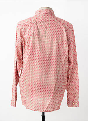 Chemise manches longues imprimé fantaisie rouge SERGE BLANCO homme