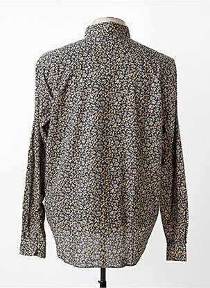 Chemise manches longues imprimé fantaisie bleu SERGE BLANCO homme