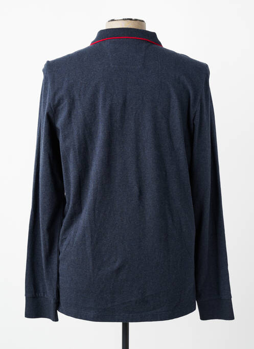 Polo manches longues manches longues bleu NEW ZEALAND AUCKLAND homme