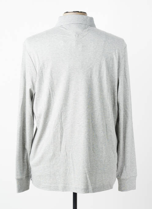Polo manches longues manches longues gris TOMMY HILFIGER homme