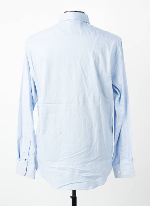 Chemise manches longues coupe droite bleu TOMMY HILFIGER homme