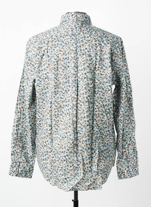 Chemise manches longues imprimé fantaisie bleu EDEN PARK homme