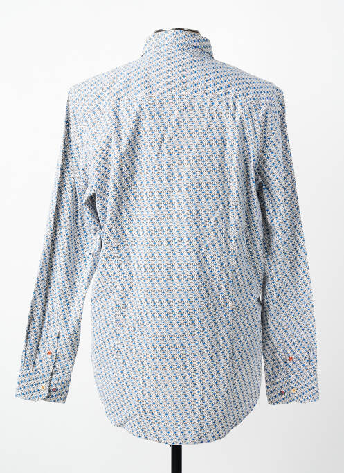 Chemise manches longues imprimé fantaisie bleu NEW ZEALAND AUCKLAND homme