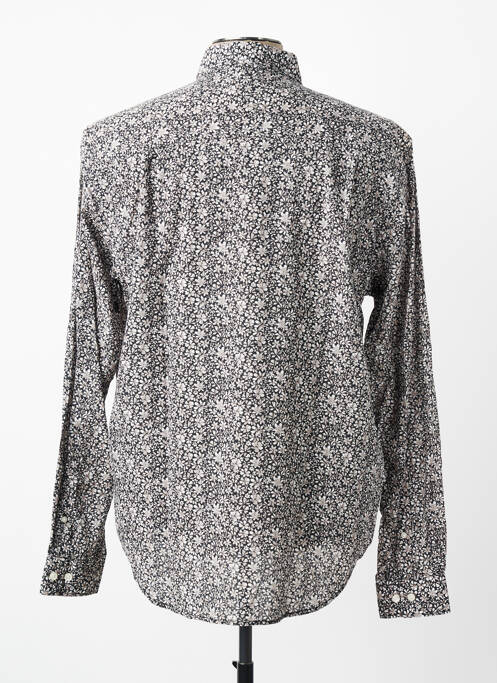 Chemise manches longues imprimé fantaisie noir SERGE BLANCO homme