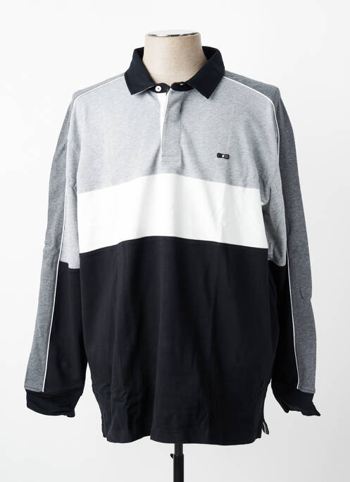 Polo manches longues manches longues gris EDEN PARK homme
