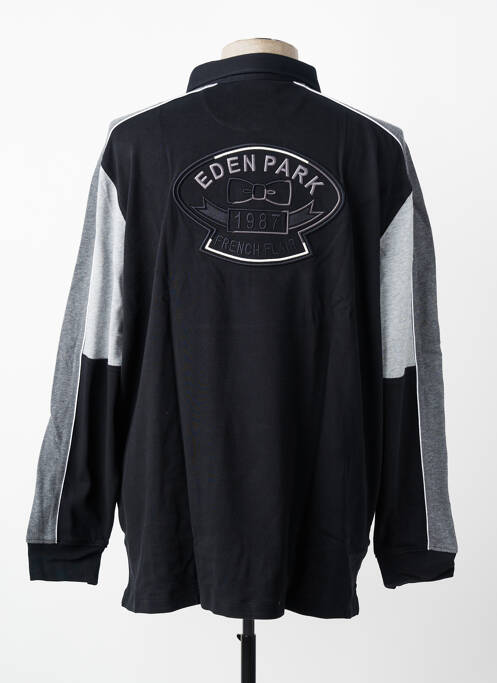 Polo manches longues manches longues gris EDEN PARK homme
