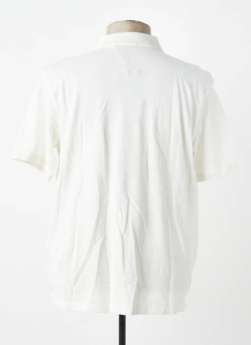Polo coupe droite manches courtes blanc SERGE BLANCO homme
