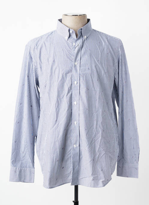 Chemise manches longues imprimé fantaisie bleu EDEN PARK homme