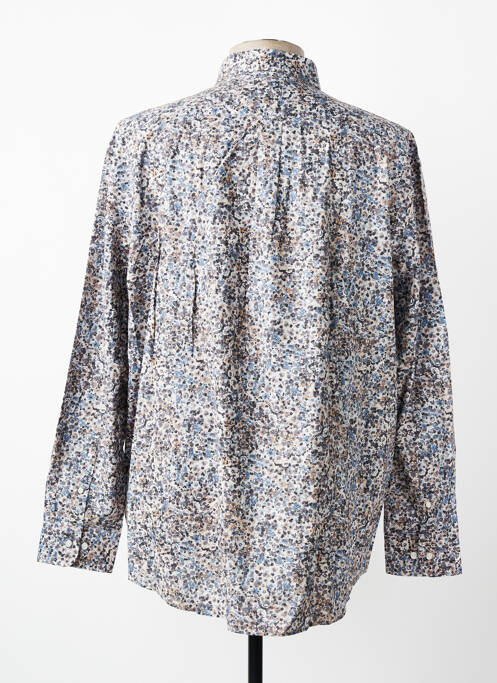 Chemise manches longues imprimé fantaisie bleu EDEN PARK homme
