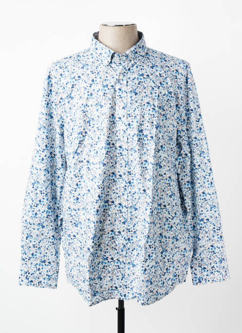 Chemise manches longues imprimé fantaisie bleu EDEN PARK homme