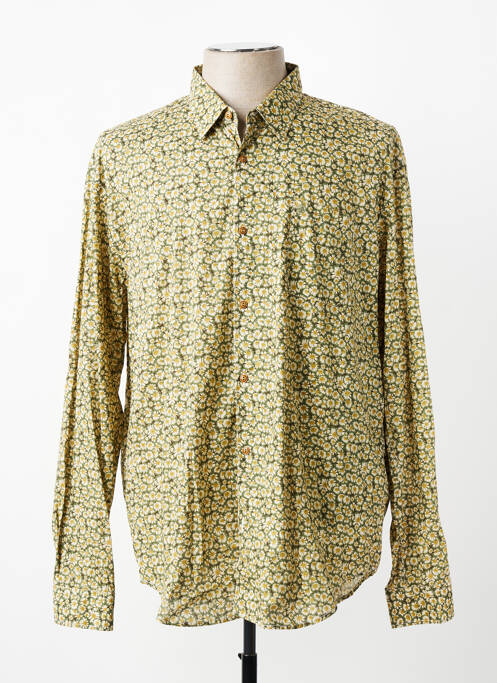 Chemise manches longues imprimé fantaisie vert SERGE BLANCO homme