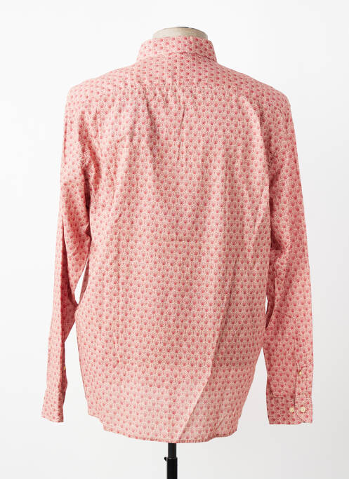 Chemise manches longues imprimé fantaisie rouge SERGE BLANCO homme
