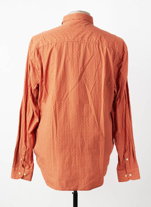 Chemise manches longues imprimé fantaisie orange SERGE BLANCO homme