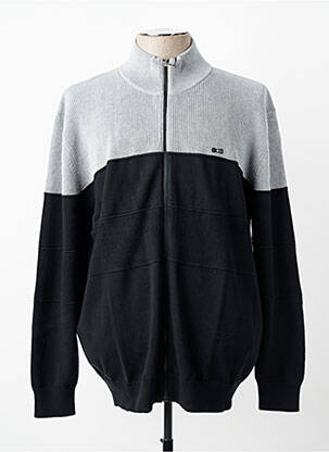 Pull maille tricot manches longues gris EDEN PARK homme