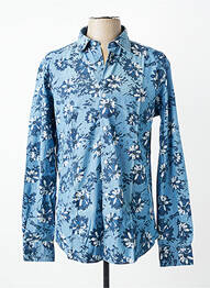 Chemise manches longues imprimé fantaisie bleu EDEN PARK homme