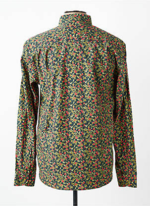 Chemise manches longues imprimé fantaisie vert SERGE BLANCO homme