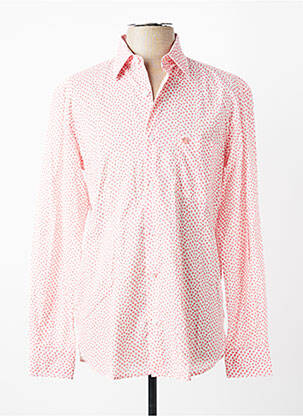 Chemise manches longues imprimé fantaisie rose SERGE BLANCO homme