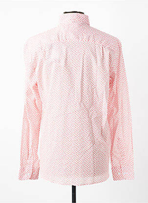 Chemise manches longues imprimé fantaisie rose SERGE BLANCO homme