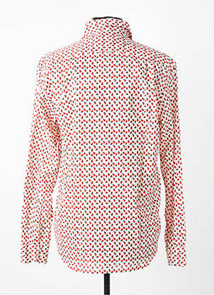Chemise manches longues imprimé fantaisie rouge SERGE BLANCO homme