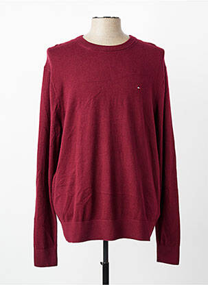 Pull stretch manches longues violet TOMMY HILFIGER homme
