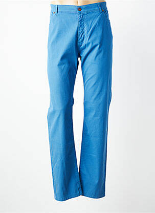 Pantalon droit stretch taille normale bleu MCLASSICS homme