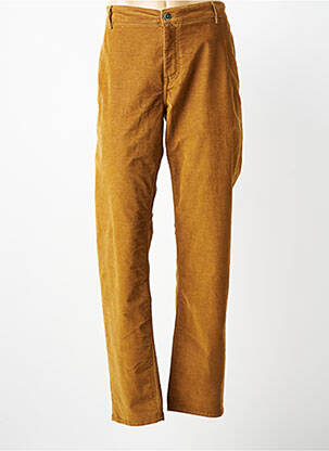 Pantalon droit stretch taille normale marron SERGE BLANCO homme