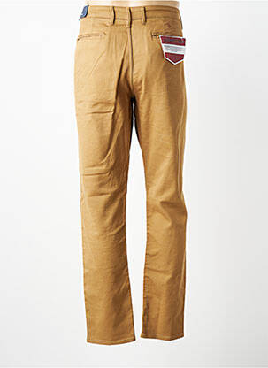 Pantalon chino stretch taille normale marron SERGE BLANCO homme