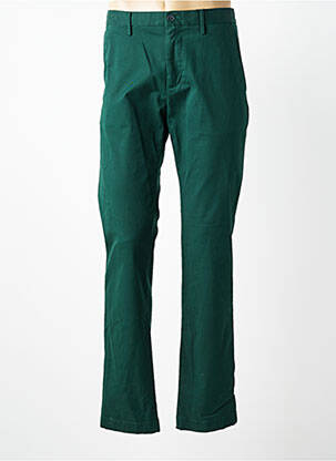 Pantalon chino stretch taille normale vert TOMMY HILFIGER homme