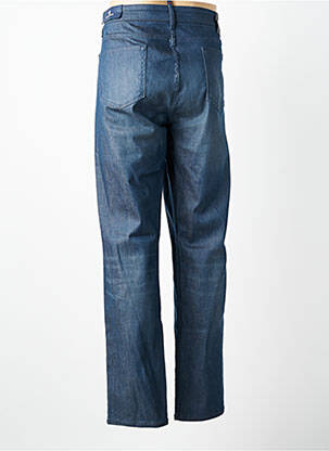 Pantalon droit stretch taille normale bleu SERGE BLANCO homme
