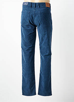 Pantalon droit stretch taille normale bleu SERGE BLANCO homme
