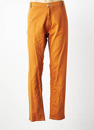 Pantalon chino stretch taille normale orange SERGE BLANCO homme