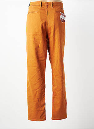 Pantalon chino stretch taille normale orange SERGE BLANCO homme