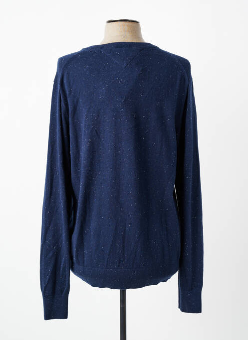 Pull col v manches longues bleu TOMMY HILFIGER homme