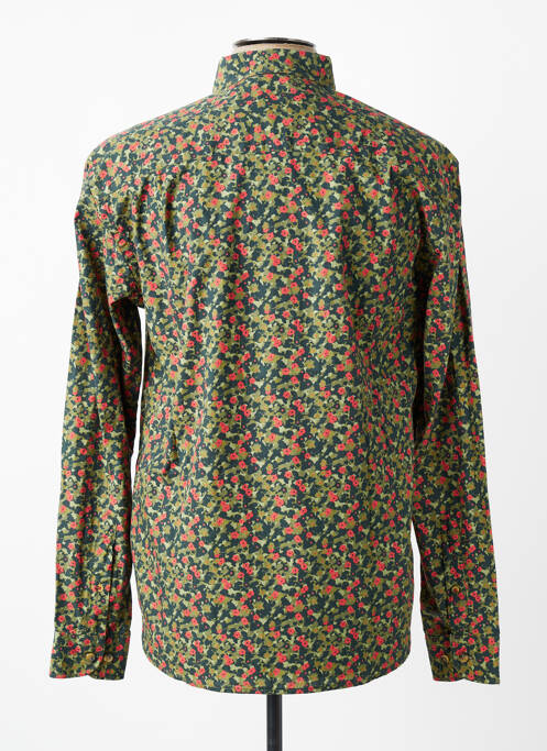 Chemise manches longues imprimé fantaisie vert SERGE BLANCO homme