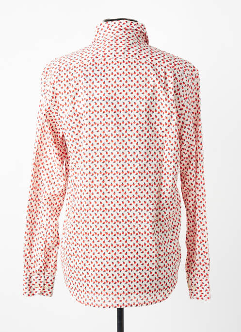 Chemise manches longues imprimé fantaisie rouge SERGE BLANCO homme