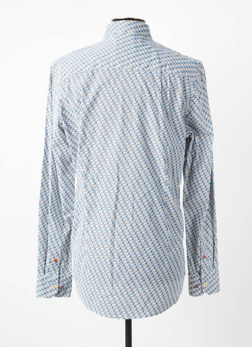 Chemise manches longues imprimé fantaisie bleu NEW ZEALAND AUCKLAND homme
