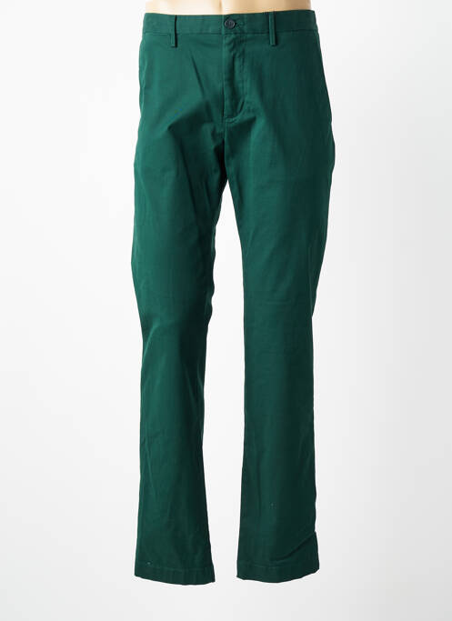 Pantalon chino stretch taille normale vert TOMMY HILFIGER homme