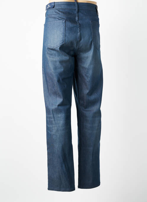 Pantalon droit stretch taille normale bleu SERGE BLANCO homme
