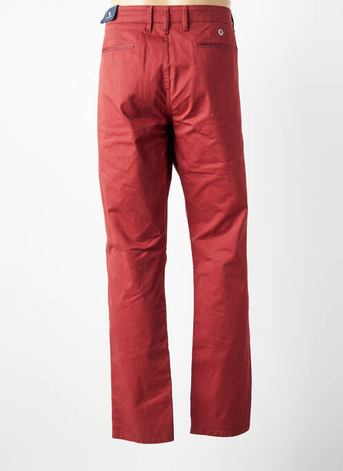 Pantalon chino stretch taille normale rouge SERGE BLANCO homme