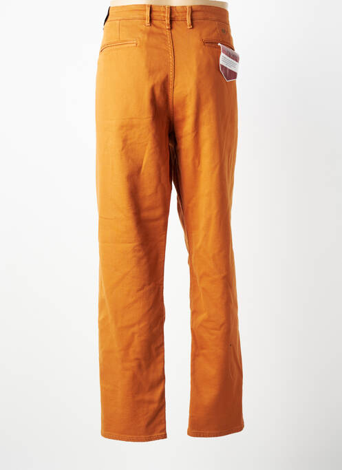Pantalon chino stretch taille normale orange SERGE BLANCO homme