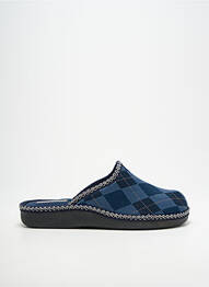 Chaussons/pantoufles bout rond bout rond bleu SEMELFLEX homme