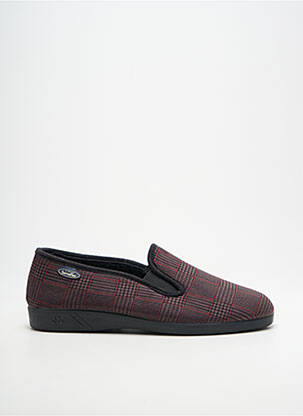 Chaussons/pantoufles bout rond bout rond violet SEMELFLEX homme